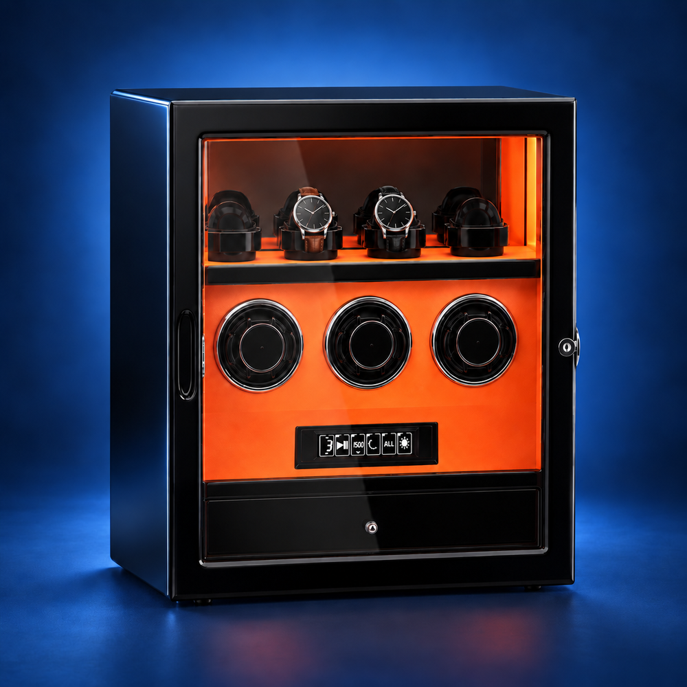 Terracotta Watch Winder Cabinet