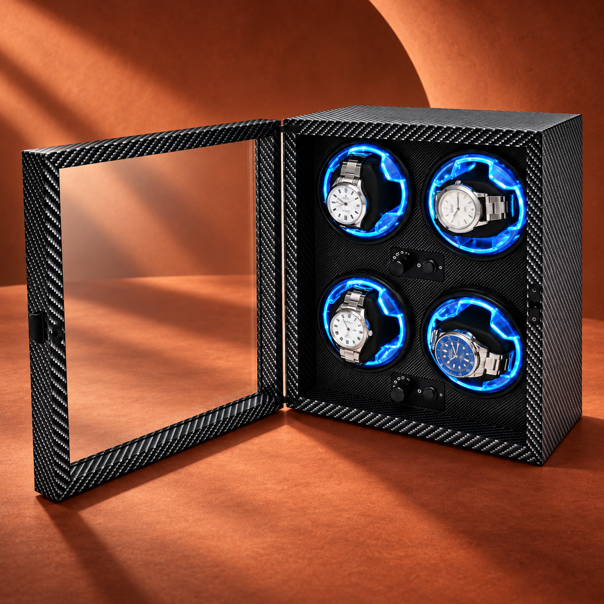 Sillage Display Four-Watch Winder