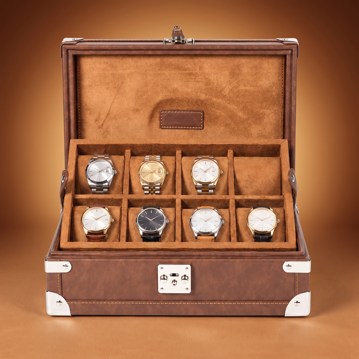 Malle 12-Watch Trunk by TEMPORIO