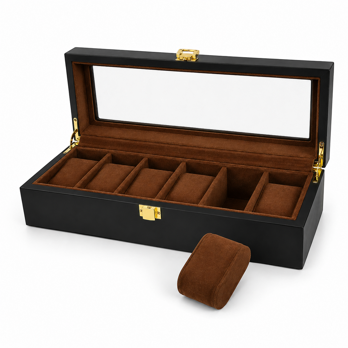 Onyx Six-Watch Display Case
