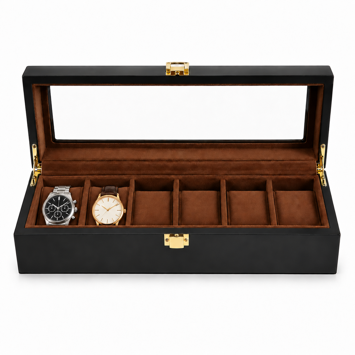 Onyx Six-Watch Display Case