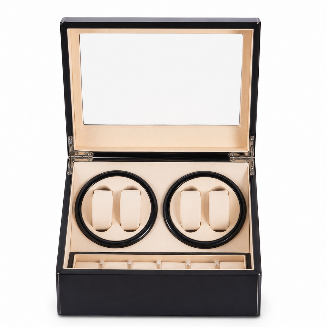 Onyx Duo Display Watch Winder — finish