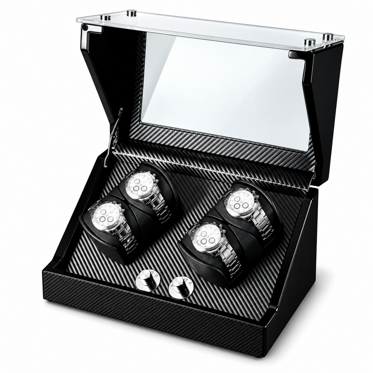 Sillage Carbon Four-Watch Winder