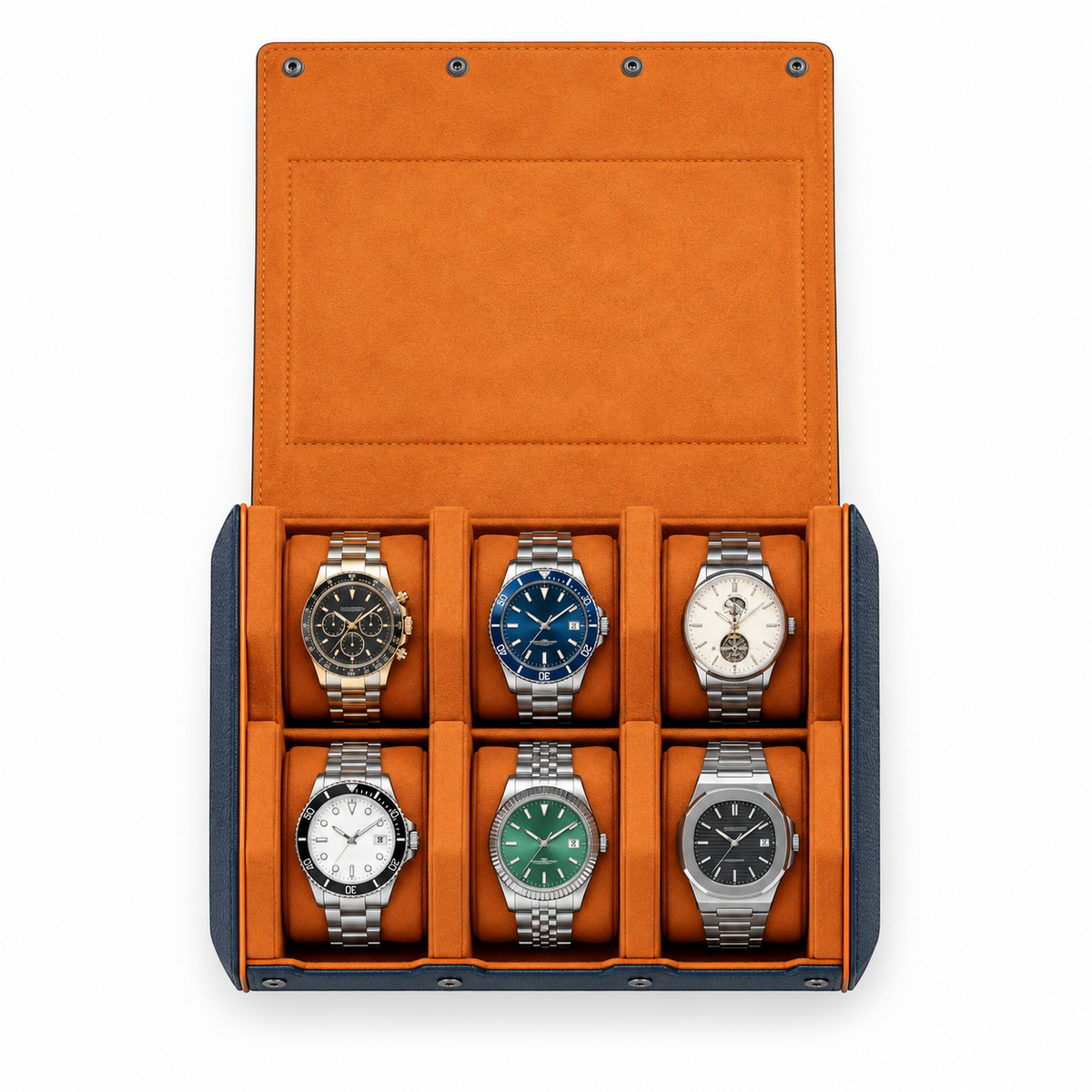Sologne Six-Watch Folding Roll