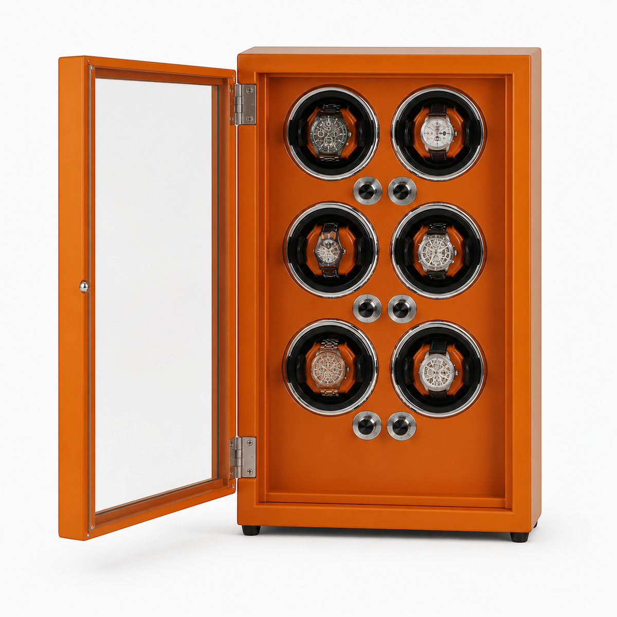 Terracotta Display Four-Watch Winder