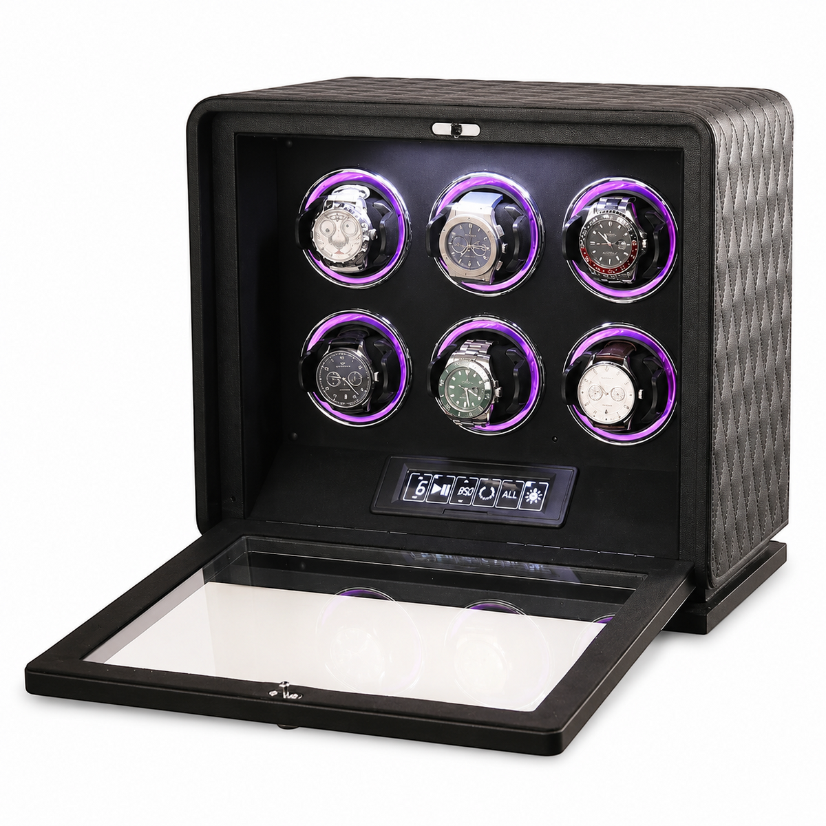 Terracotta Display Six-Watch Winder