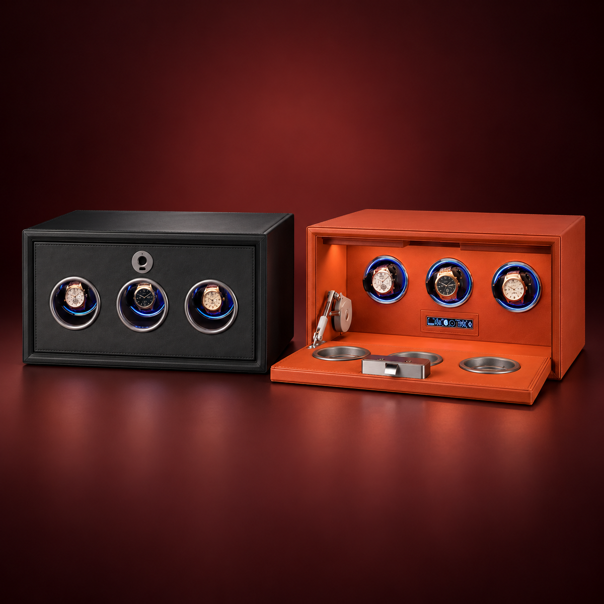 Terracotta Bar Trio Watch Winder