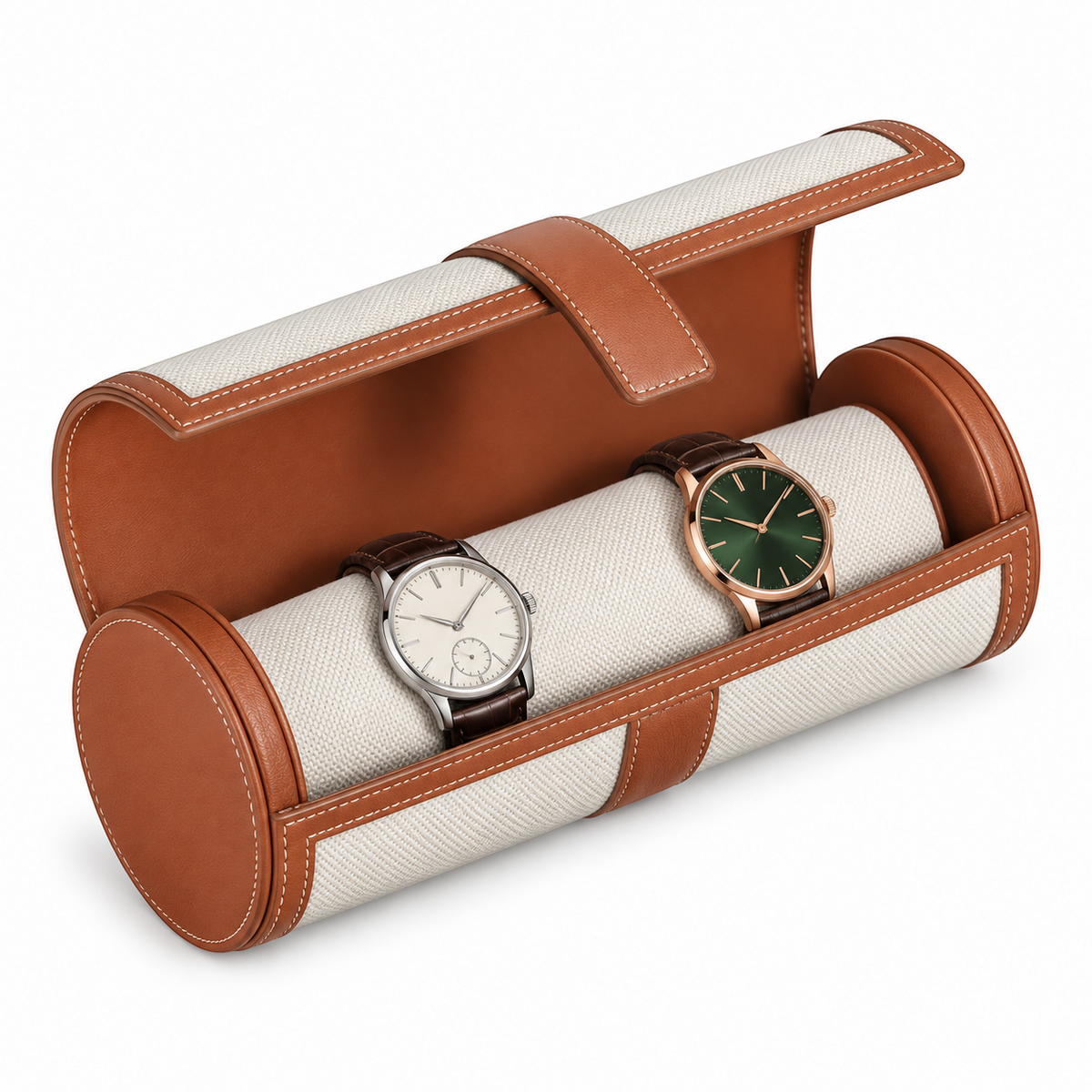 Toile Canvas Three-Watch Roll